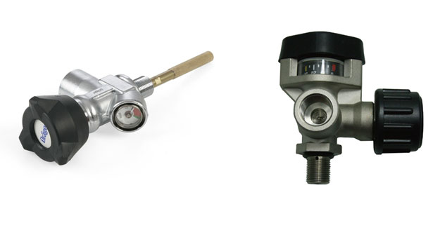 Βαλβίδα παροχής (cylinder valve) αναπνευστικών συσκευών