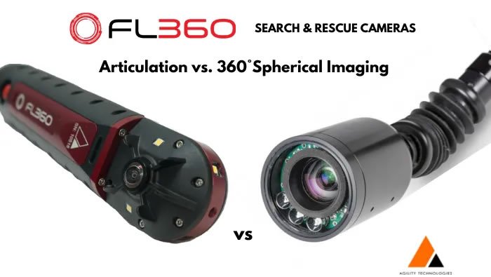 Articulation vs. 360° Spherical Imaging Search & Rescue Cameras